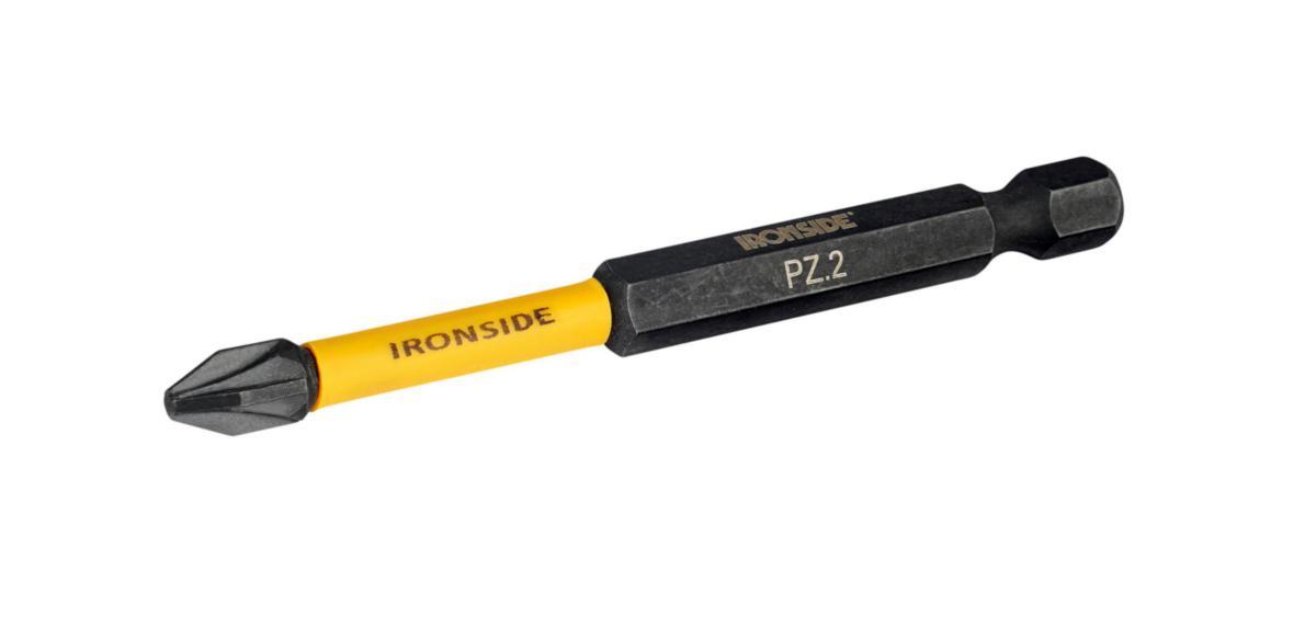 Impact-kärki Ironside Pozidriv 75mm 2kpl - IMPACT KÄRKI 75MM P 2 2KPL IRONSIDE 201250