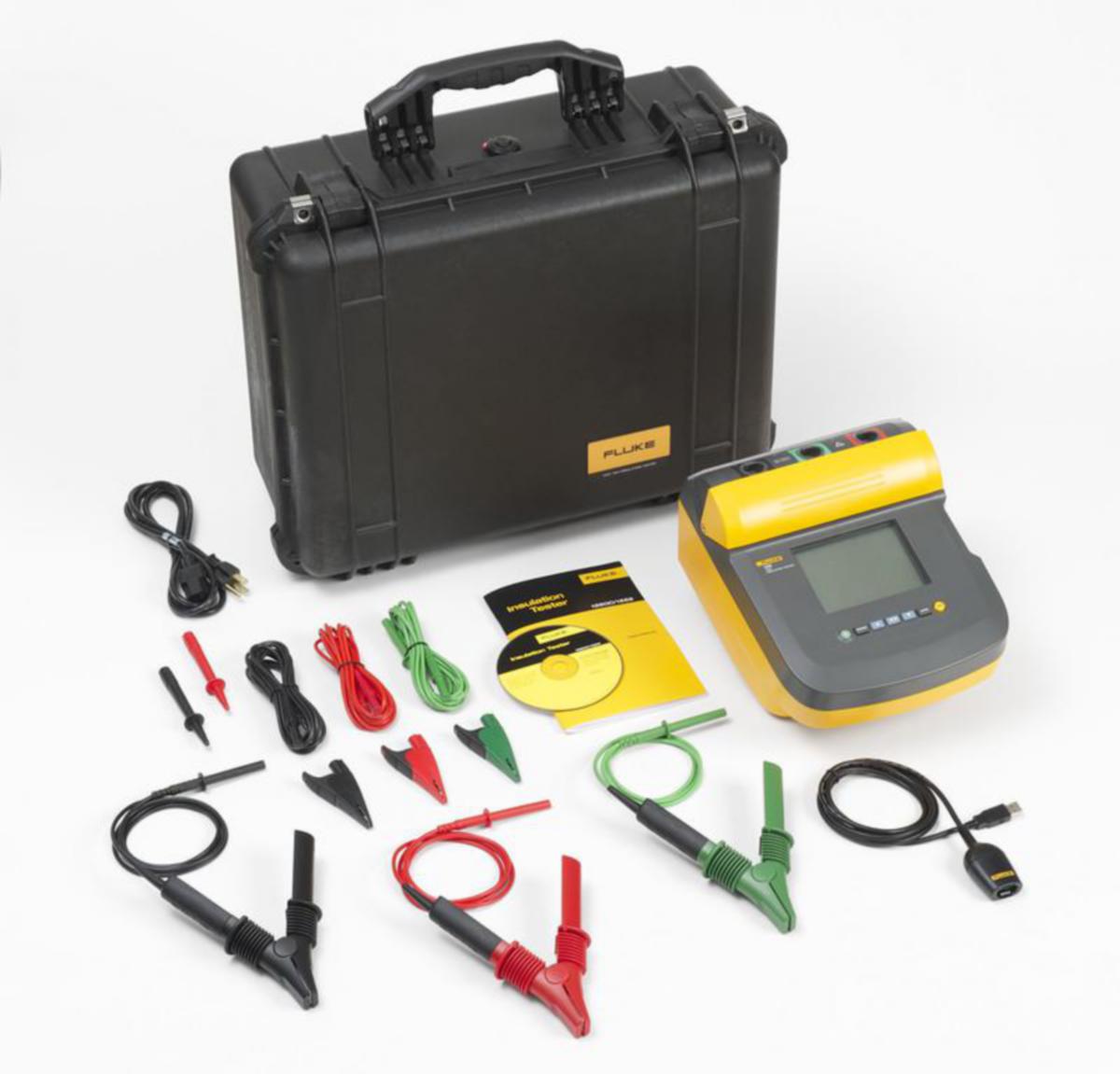 Eristysvastusmittaripaketit 1550C ja 1551 Fluke - ERISTYSVASTUSMITTARI EPROD FLUKE-1555IKIT 10kV PAKETTI
