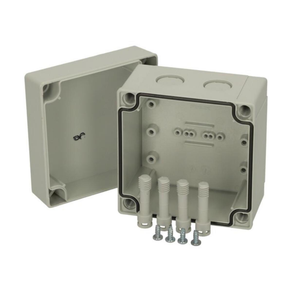 Asennuskotelo PCM Fibox MNX 100x100 - ASENNUSKOTELO PC FIBOX PCM 95/75 G