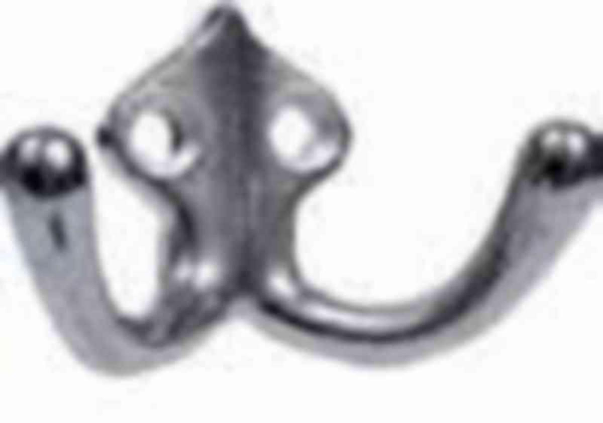 Pyyheripustin kaksoiskoukulla Basic - PYYHERIPUSTIN BASIC KROM A-COLLECTION 1-KAKSOISKOUKULLA