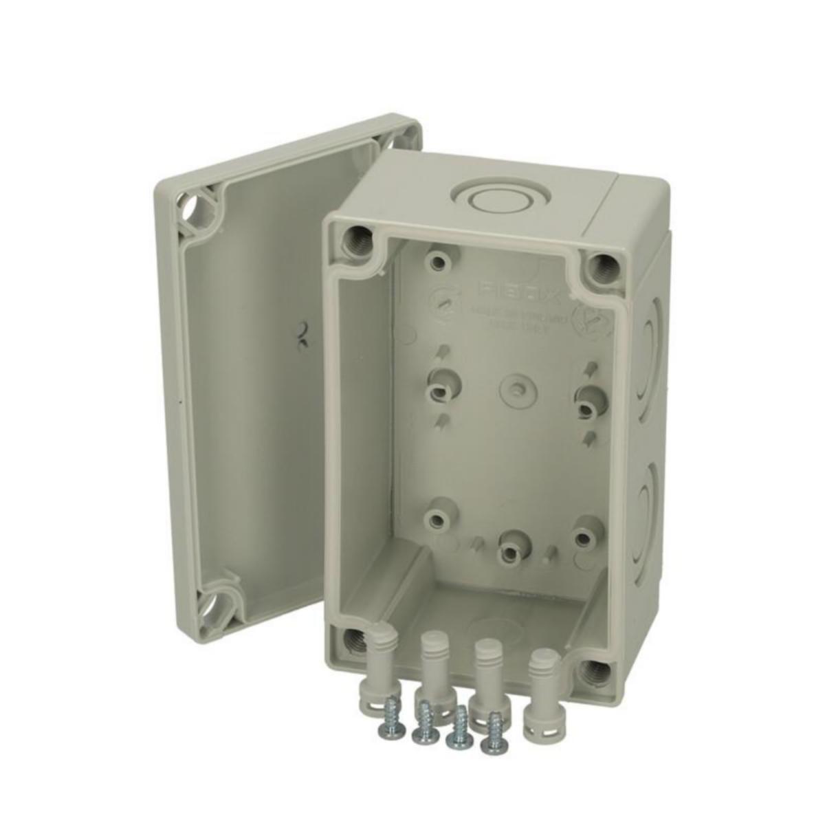 Asennuskotelo PCM Fibox MNX 130x80 - ASENNUSKOTELO PC FIBOX PCM 100/60 G