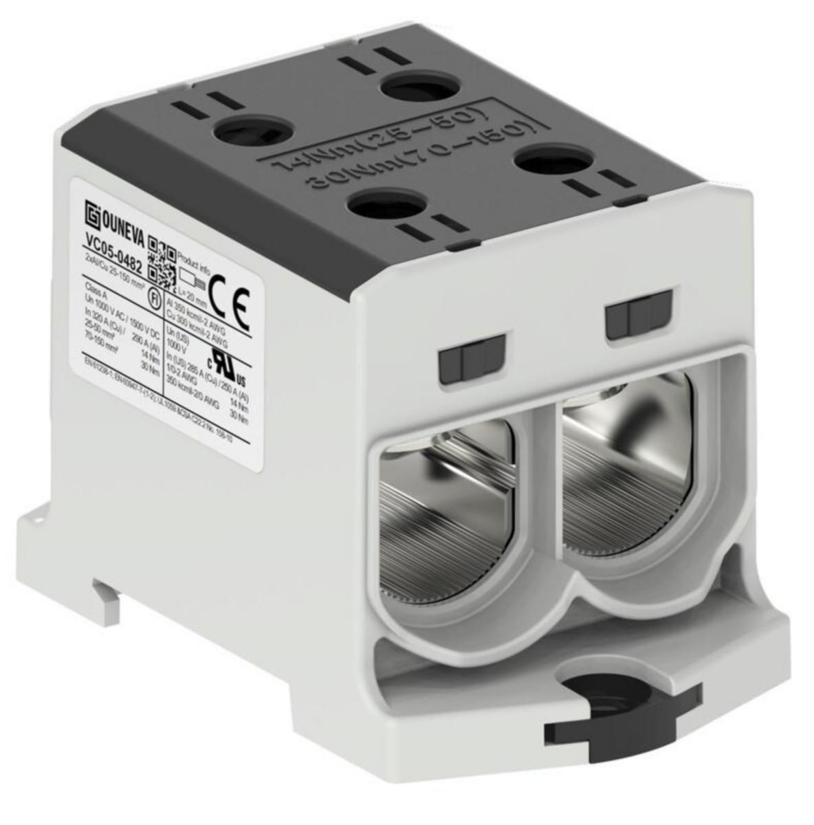 Riviliitin Ouneva OTL - RIVILIITIN OUNEVA 2XAL/CU 25-150MM² MUSTA