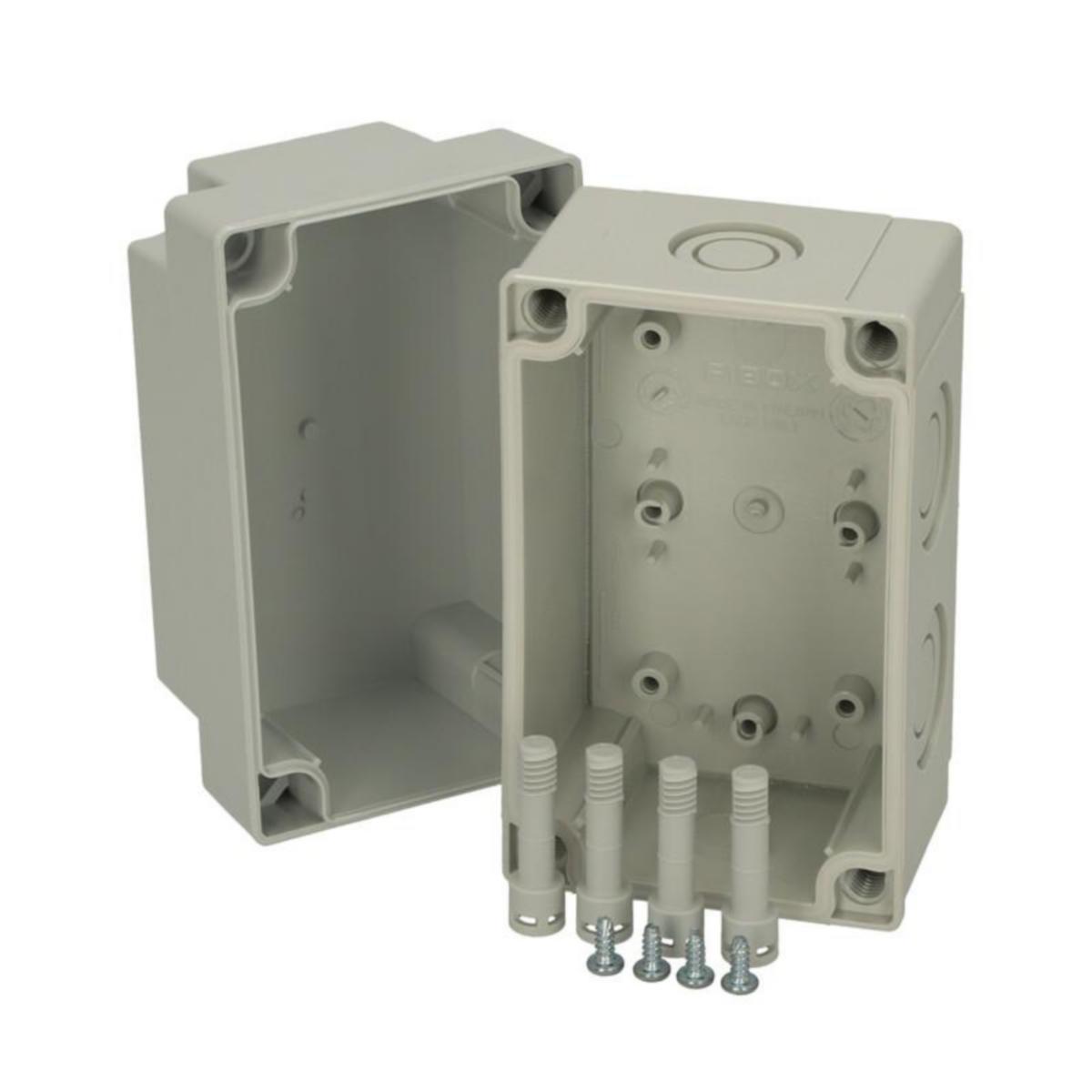 Asennuskotelo PCM Fibox MNX 130x80 - ASENNUSKOTELO PC FIBOX PCM 100/100G 130x 80x100