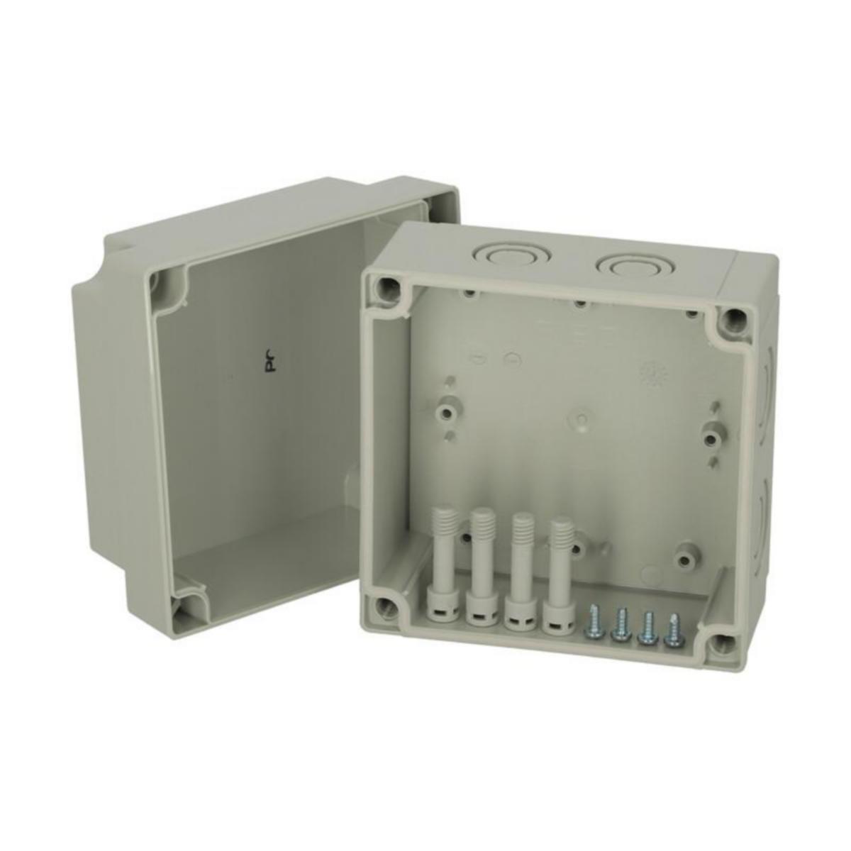 Asennuskotelo PCM Fibox MNX 130x130 - ASENNUSKOTELO PC FIBOX PCM 125/100 G