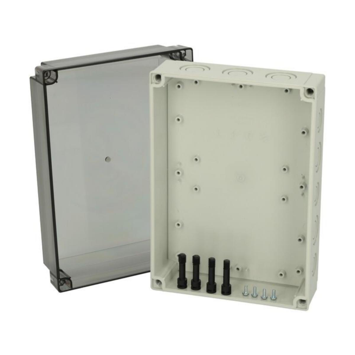 Asennuskotelo MNX PCM 255x180 Fibox - ASENNUSKOTELO PC FIBOX PCM 200/100 T 255x180x100