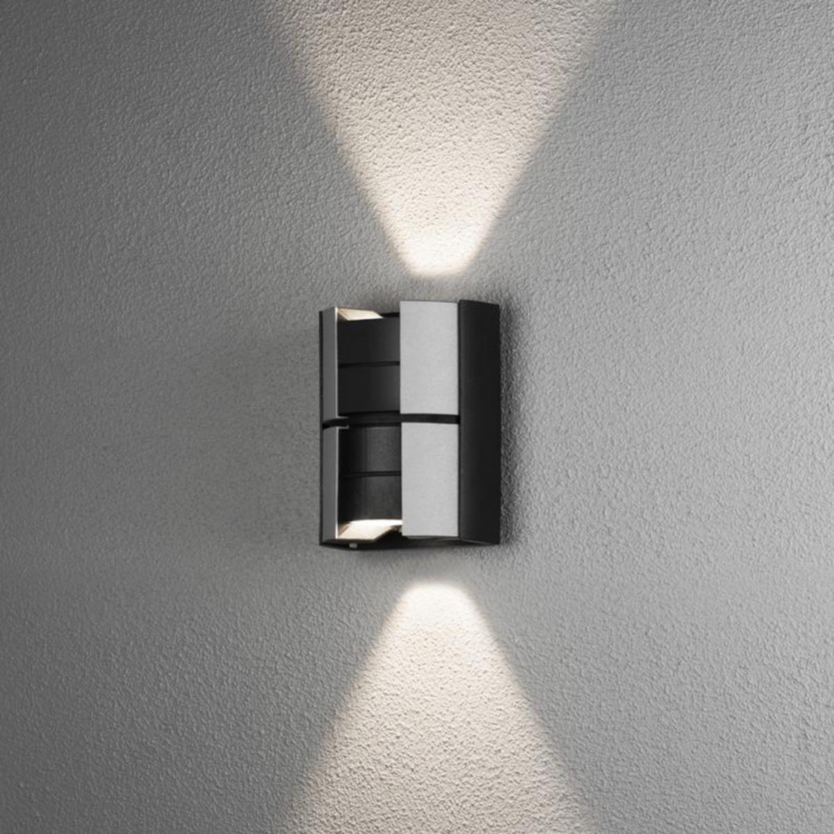 Seinävalaisin ulko Konstsmide Vidar - SEINÄVALAISIN ULKO KONSTSMIDE VIDAR 425-753 IP44 2X5W MU