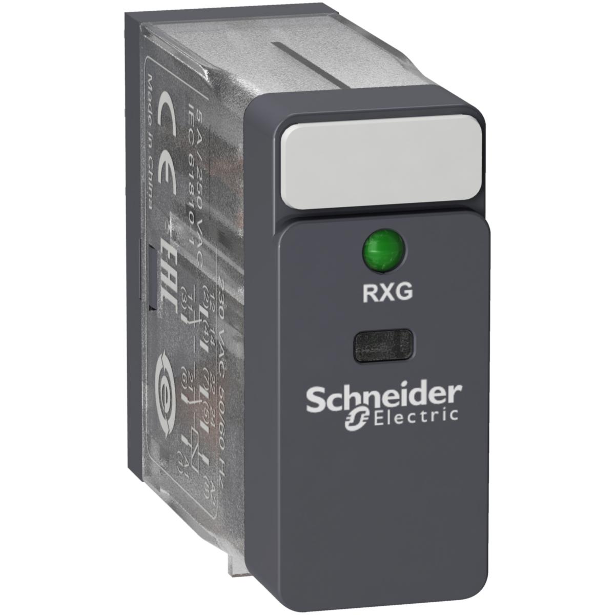 Pistokantarele Schneider Electric Zelio - PISTOKANTARELE ZELIO RXG23E7 48VAC 2 C/O 5A LED