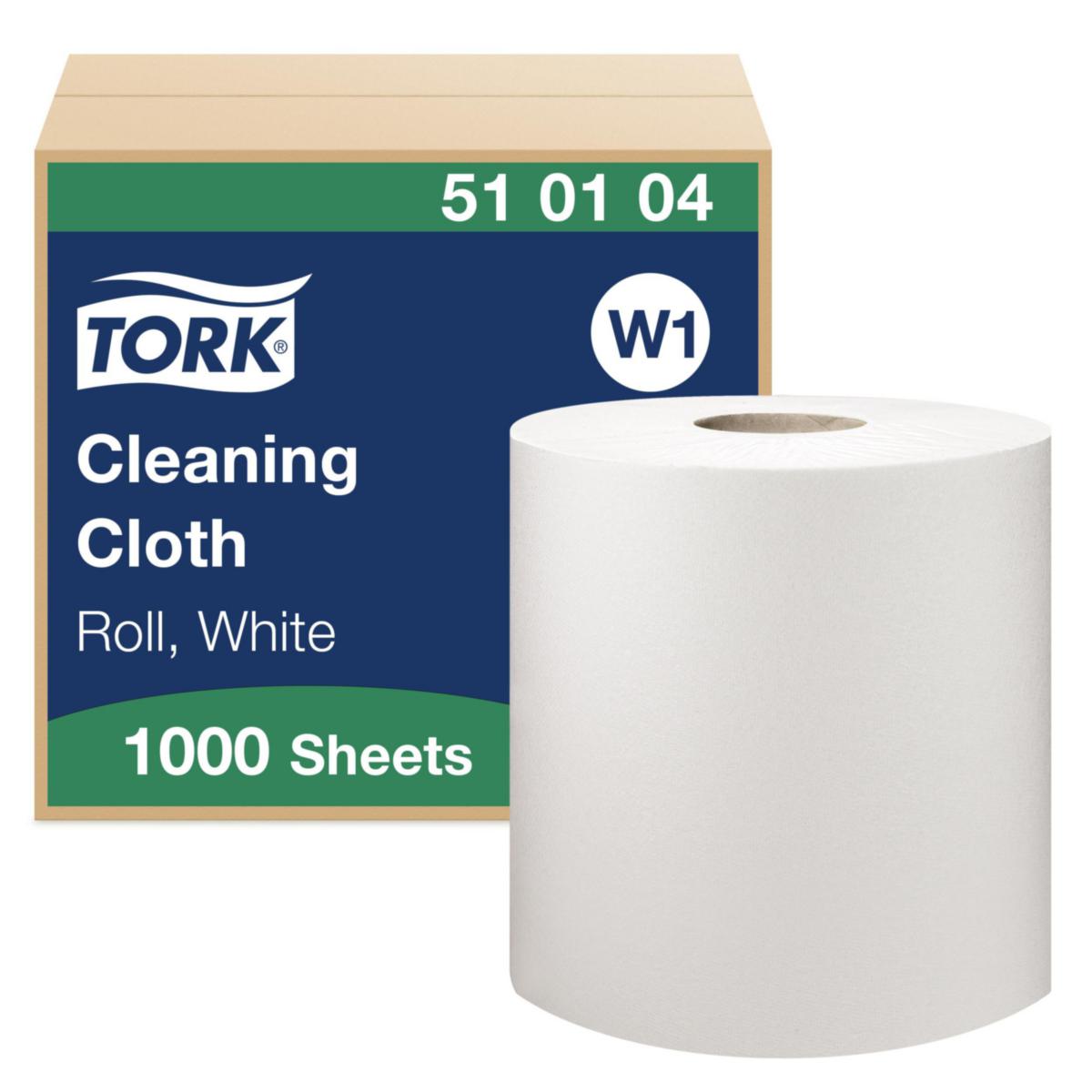 Teollisuuspyyhe Tork Nonwoven Premium 510 - KUIV.LIINA PREMIUM 510 VALK W1 380M/RL 43CM LEVEÄ 510104