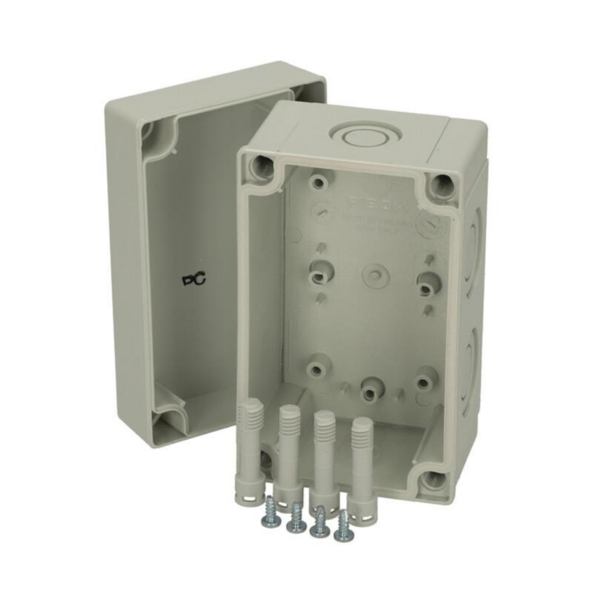 Asennuskotelo PCM Fibox MNX 130x80 - ASENNUSKOTELO PC FIBOX PCM 100/75 G