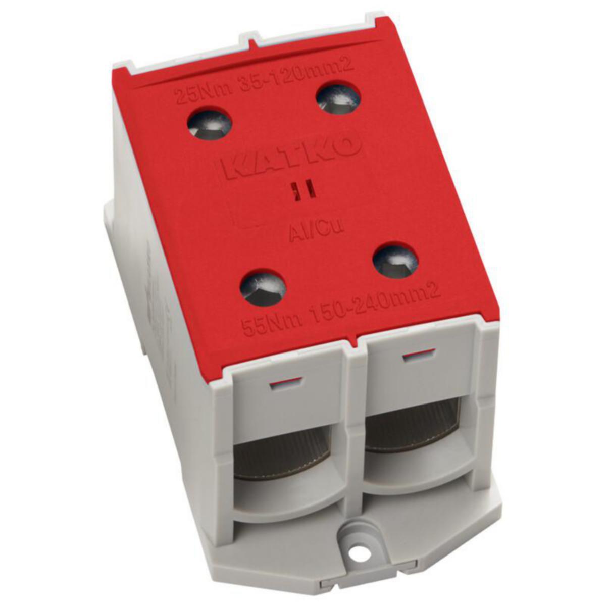 Riviliitin Katko ConnectSafe KL - RIVILIITIN KL 2XAL/CU 35-240MM² PUNAINEN