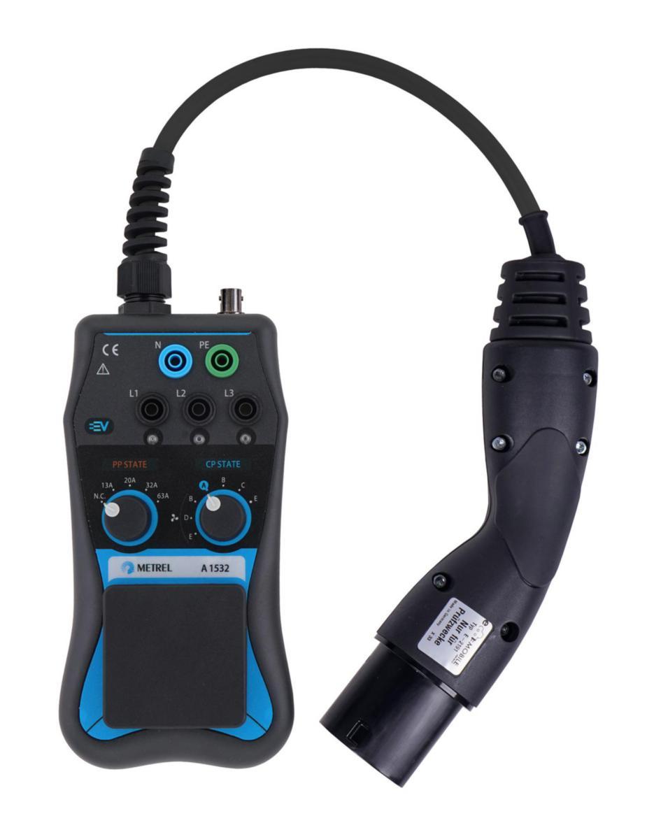 Testiadapteri asennustesteriin Metrel - AUTOLATAUSASEMAN TESTIADAPTERI METREL A1532