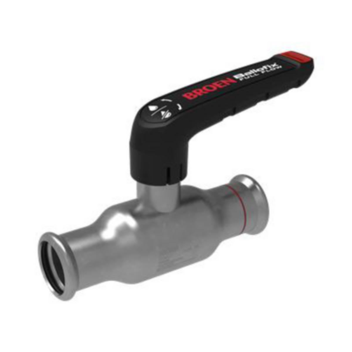 Puristuspalloventtiilit Broen Ballofix ZN - PURISTUSPALLOVENTTIILI ZN 35X35 DN32 PN16 MATALA