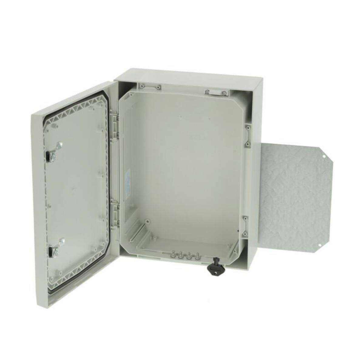 Asennuskotelo PC Fibox 403015 Arca IEC - ASENNUSKOTELO PC FIBOX ARCA 403015 400x300x150mm IP66 HA