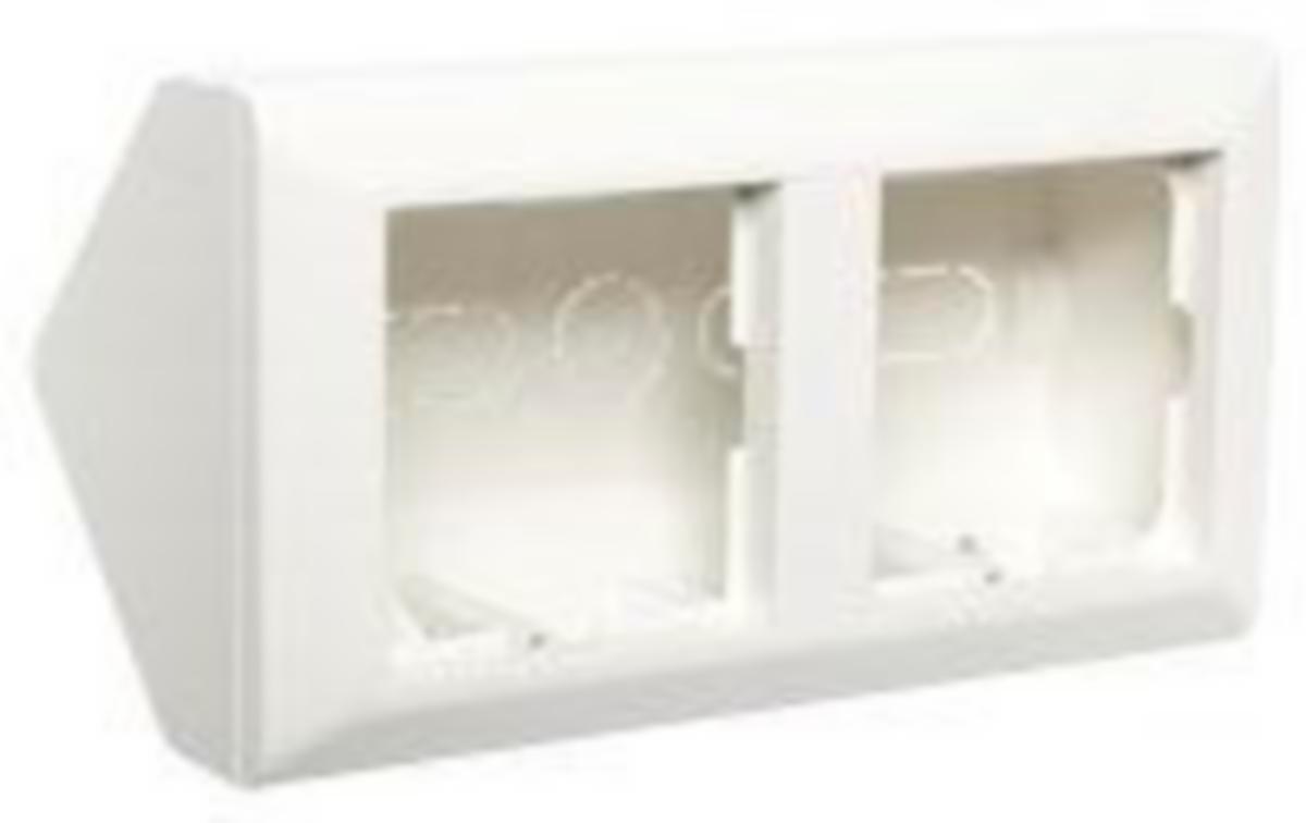 Kulma-asennuskotelo ELKO RS16 - PINTAKEHYS ELKO RS16 2OS/IP21/84MM KULMA VAL