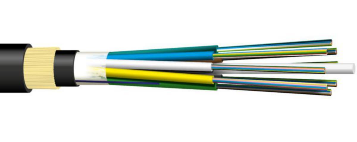 Valokuitukaapeli Nestor Cables FZORMU-SD OS2 ilma Fca - VALOKUITUKAAPELI ILMA NESTOR ADSS 8 KN FZOMRMU-SD 8X12XSML