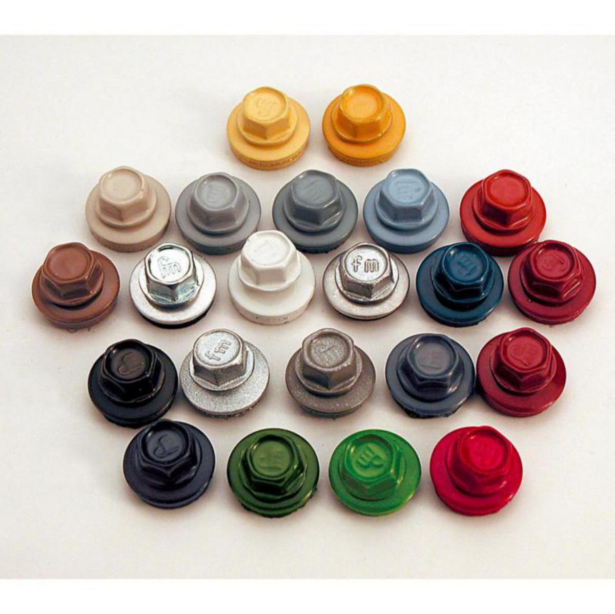 Kateruuvi piikkikärki ZN maalattu - KATERUUVI TUMMANRUSKEA 4,8X50MM RR32 TIIVISTE