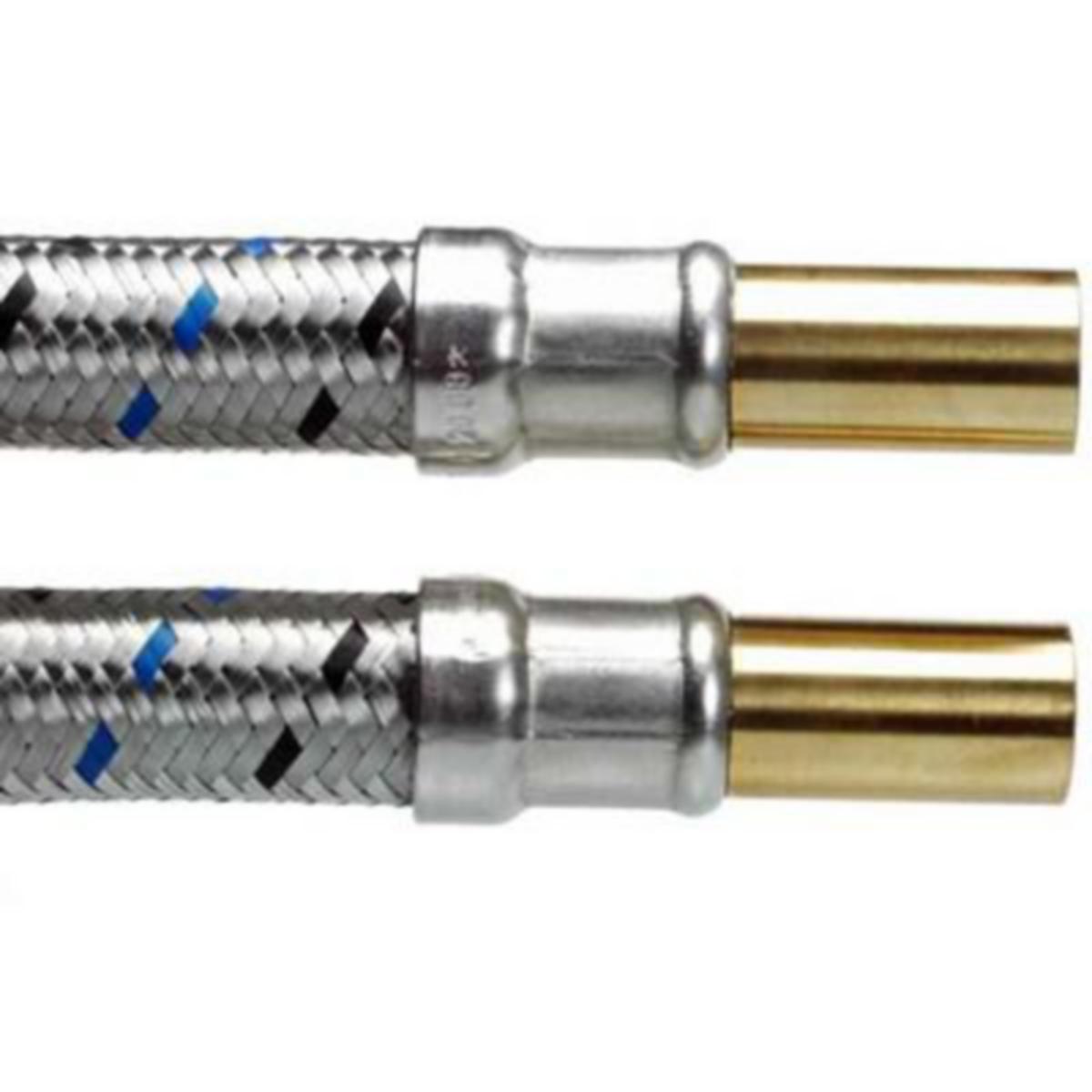 Liitäntäletkut Neopex a-collection - KYTKENTÄLETKU, LÄMMITYS DN13 RST/BUTYL L=400 MM 15X15 MM