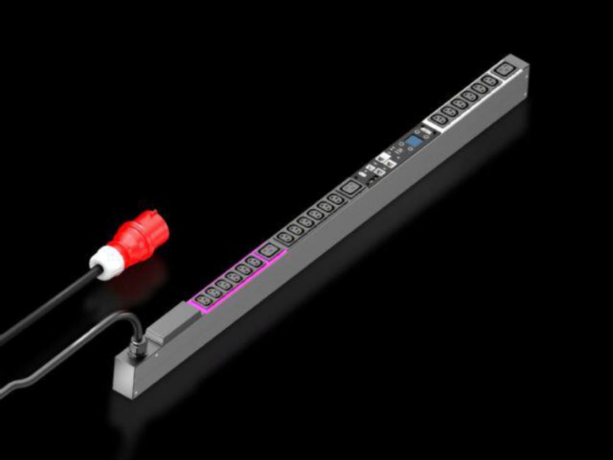 Virranjakeluyksikkö PDU Managed Rittal VX IT - VIRRANJAKELUYKSIKKÖ PDU RITTAL PDU MANAGED 16A/3 CEE 18XC13+3