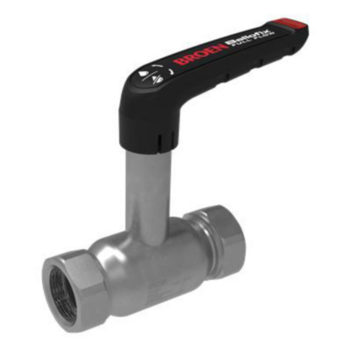 Palloventtiili Broen Ballofix ZN - PALLOVENTTIILI ZN 1/2" SK DN15 PN16 KORKEA