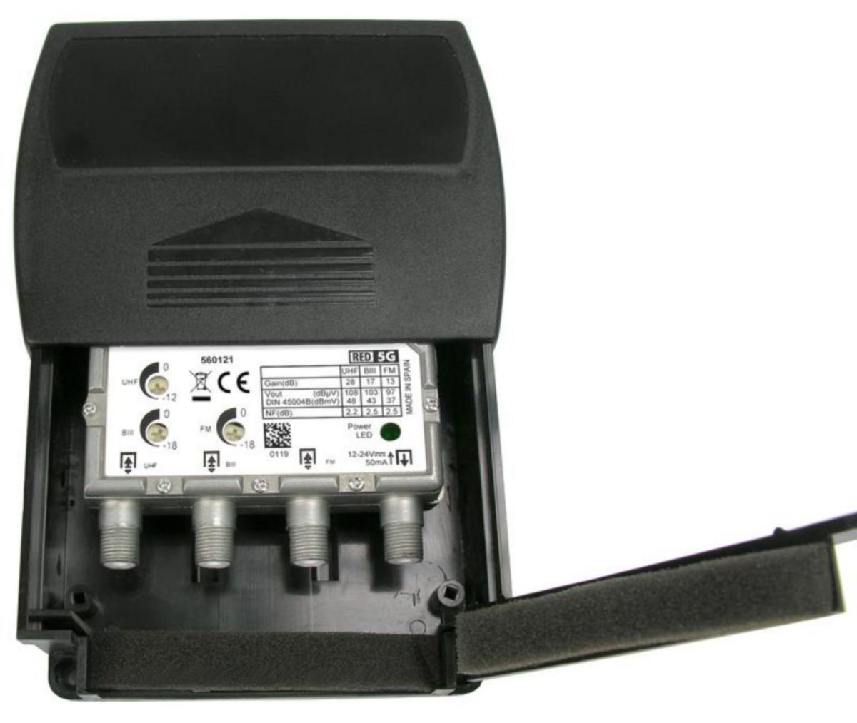 Mastovahvistin Finnsat Televes - MASTOVAHVISTIN FINNSAT FM / VHFIII / UHF (LTE700) AGC