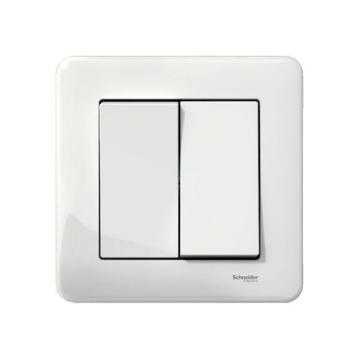 Upotettavat kytkimet IP44 Exxact Schneider Electric – Kuluttajapakkaus (DIY) - KYTKIN EXXACT 5-KYTKIN VALK IP44 1kpl