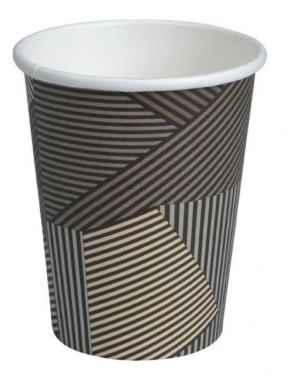 Kahvikuppi 24/28cl kertakäyttöinen - KAHVIKUPPI 24/28CL Ø8CM PAHVI/PE RUSKEA 50KPL