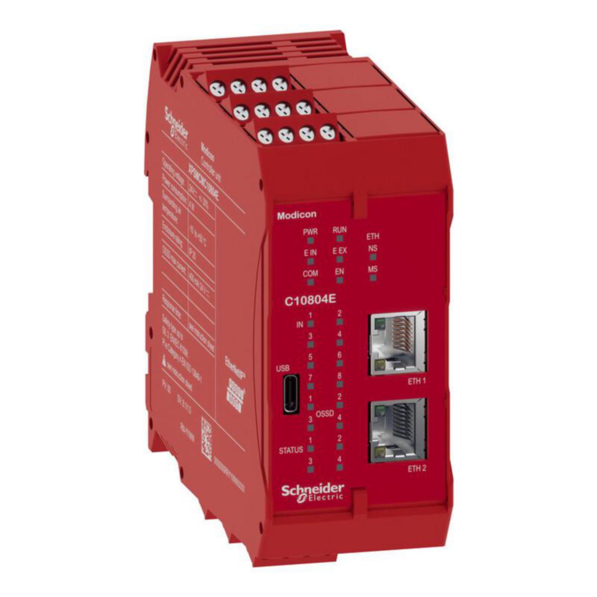 Turvarele Schneider Electric Modicon - TURVARELE MODICON CPU 8I+4O, SISÄÄNRAK. VERKKO