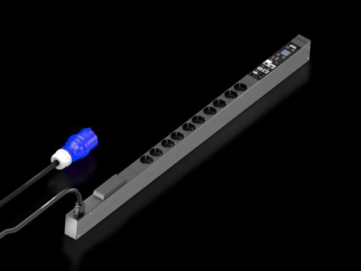 Virranjakeluyksikkö PDU Metered+ Rittal VX IT - VIRRANJAKELUYKSIKKÖ PDU RITTAL PDU METERED+ 16A/1 CEE 10XCEE7