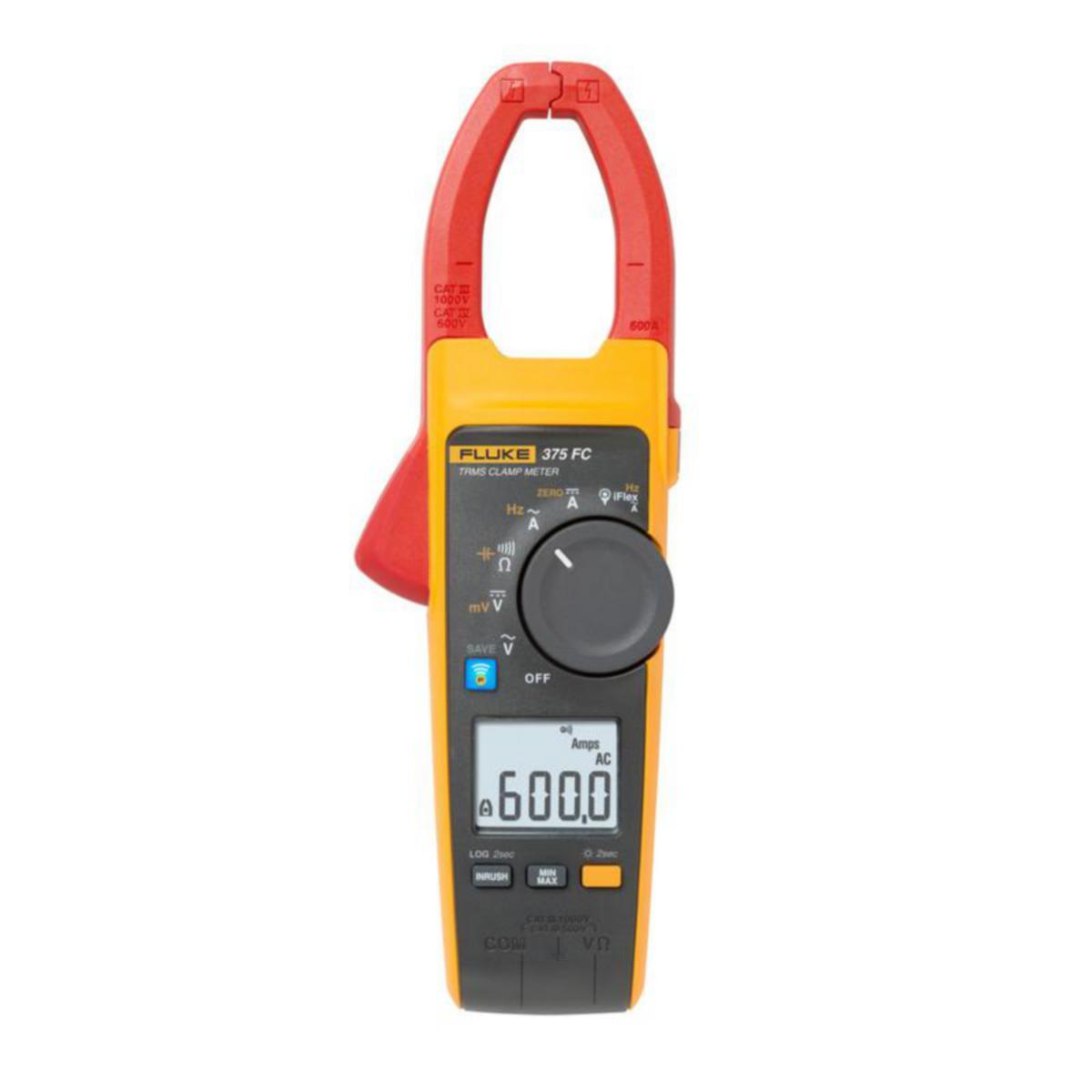 Virtapihtimittari 375 FC Fluke - VIRTAPIHTIMITTARI EPROD FLUKE-375 FC AC/DC 600A LANG