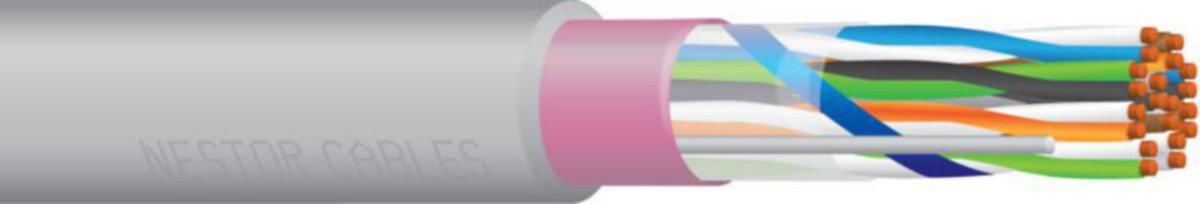 Telekaapeli sisä Nestor MHS-HF - TELEKAAPELI SISÄ NESTOR MHS-HF 10X2X0,5 R150