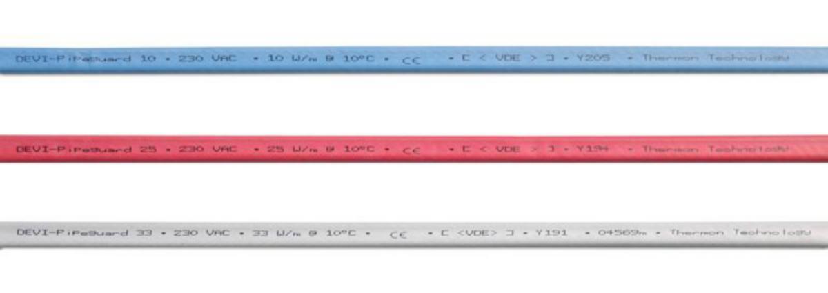 Lämmityskaapeli itserajoittuva DEVIpipeguard kela - LÄMMITYSKAAPELI ITSERAJ DEVI DEVIPIPEGUARD 25 CUT-TO-LENGTH