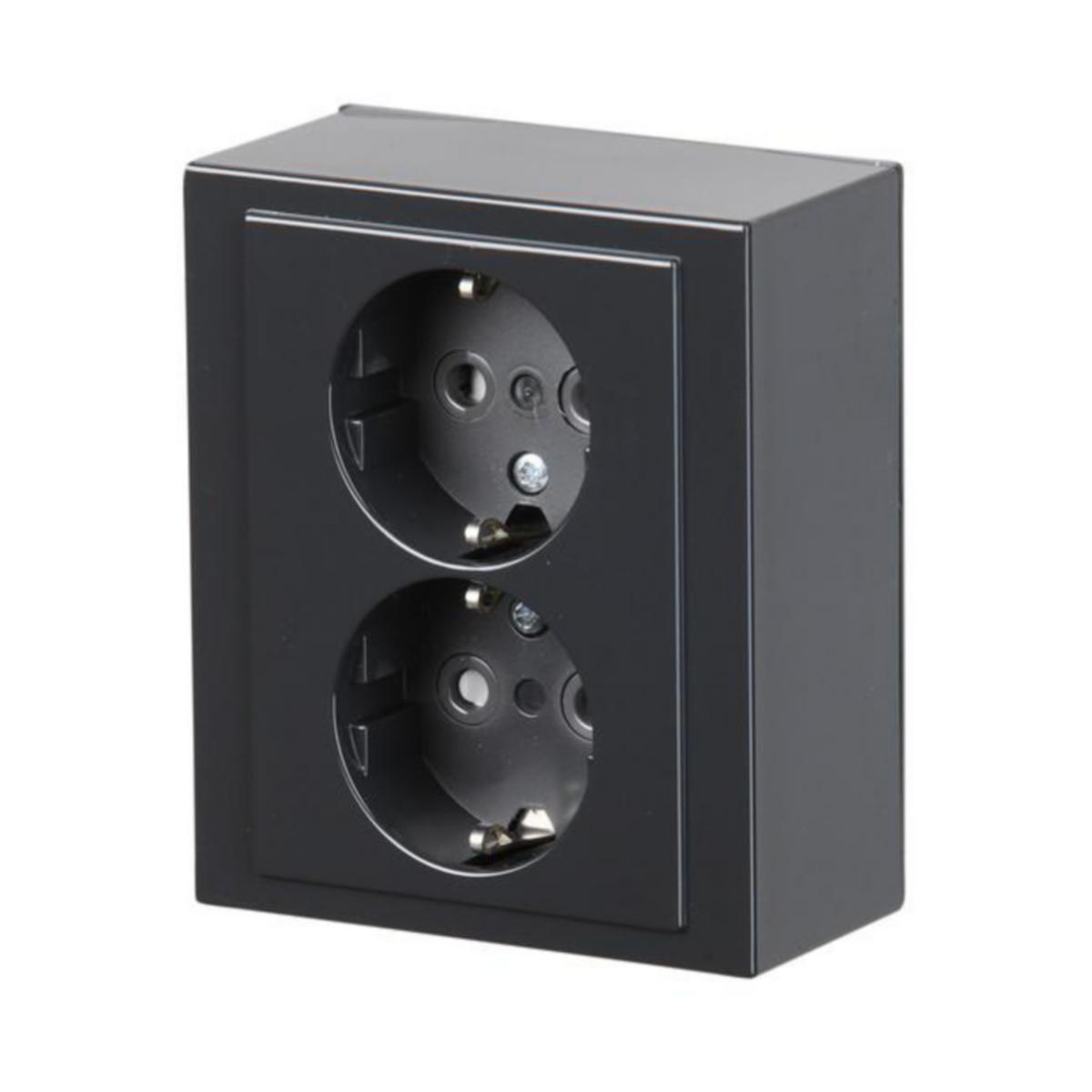 Pistorasia ABB Impressivo 2-osainen IP21 - PISTORASIA IMPRESSIVO 2S/16A/IP21 PPJ HL ANT