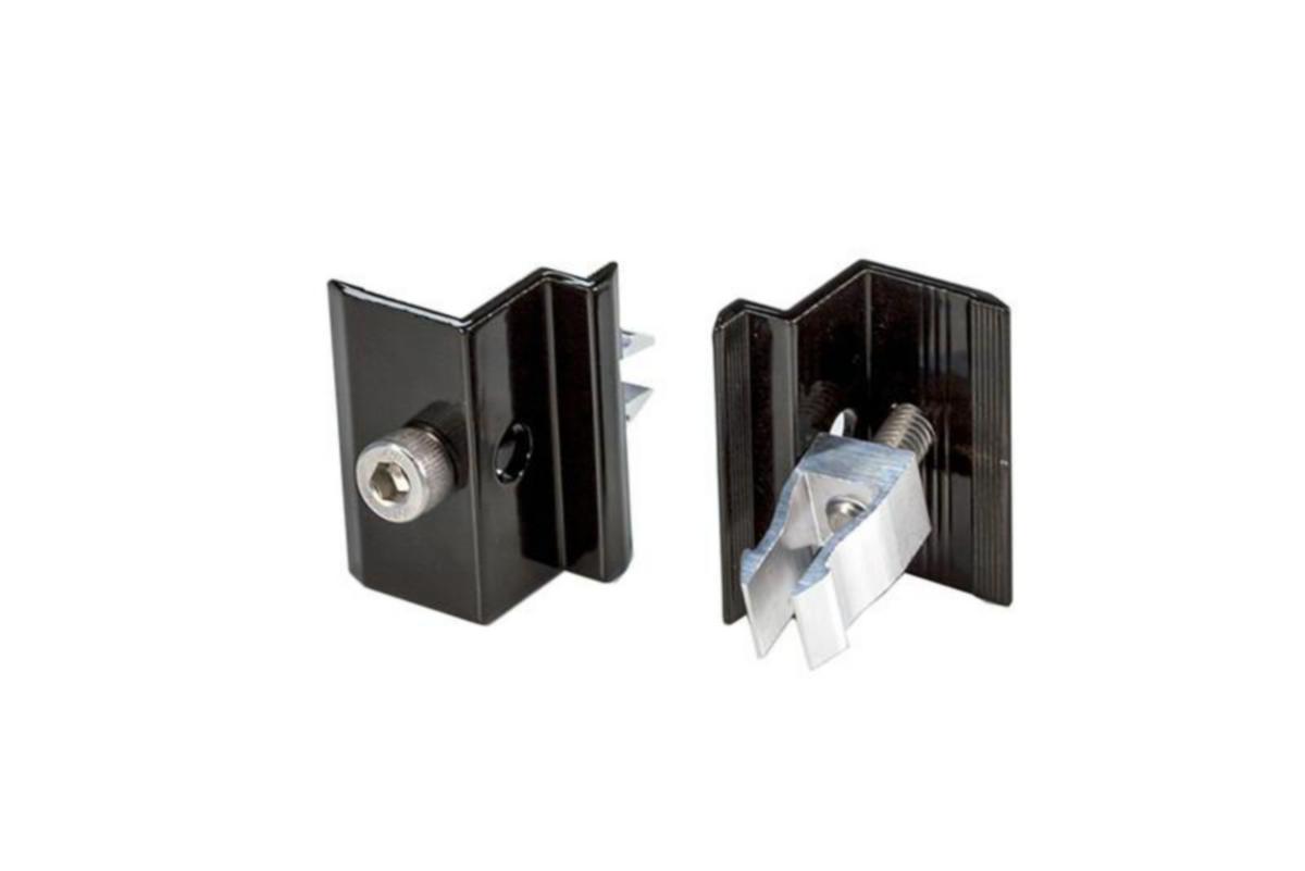 Kiinnike Wisol musta - KIINNIKKEET WISOL MUSTA PÄÄTYKIINNIKE 30MM MUS