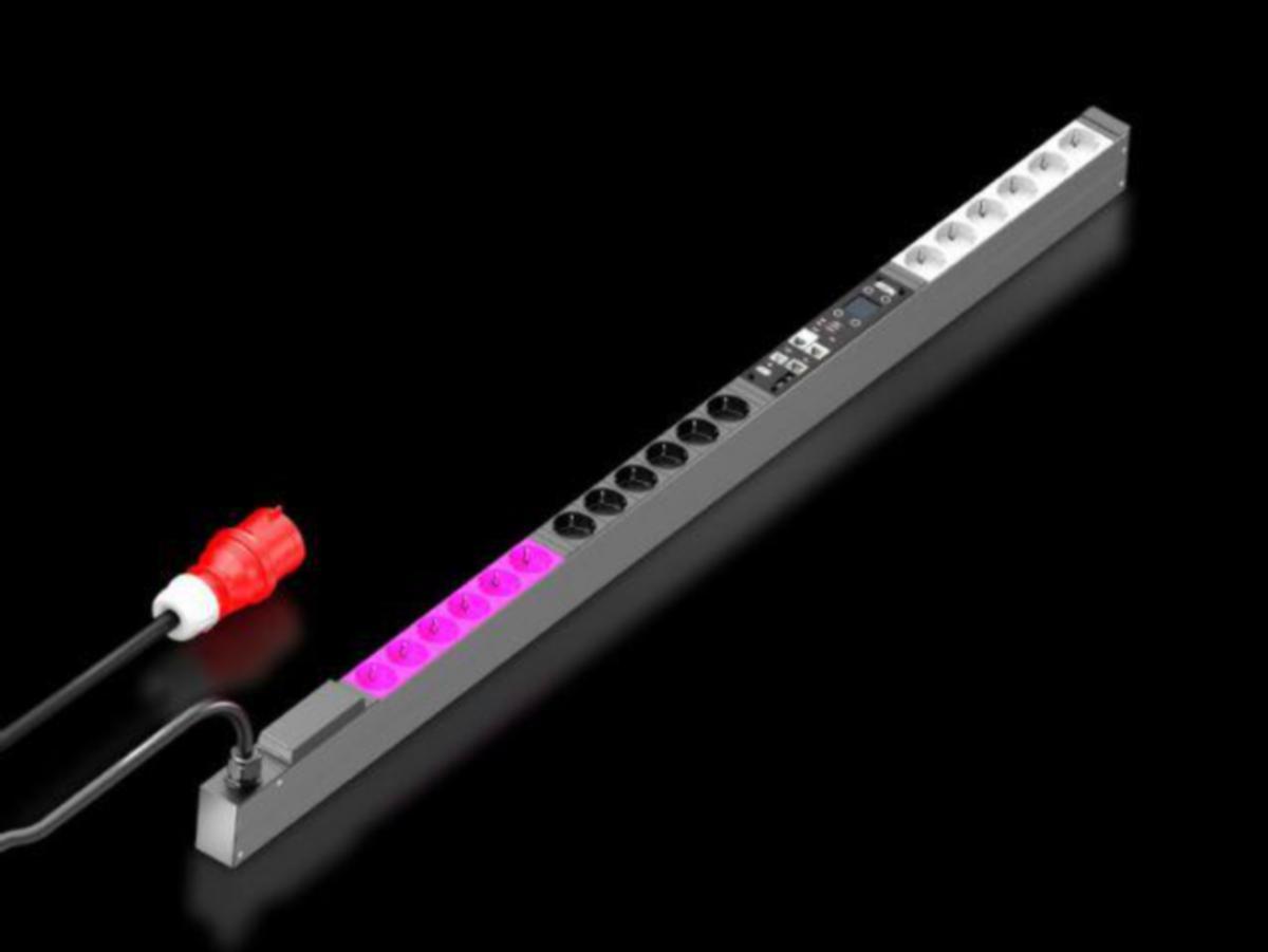 Virranjakeluyksikkö PDU Metered+ Rittal VX IT - VIRRANJAKELUYKSIKKÖ PDU RITTAL PDU METERED+ 16A/3 CEE 18XCEE7