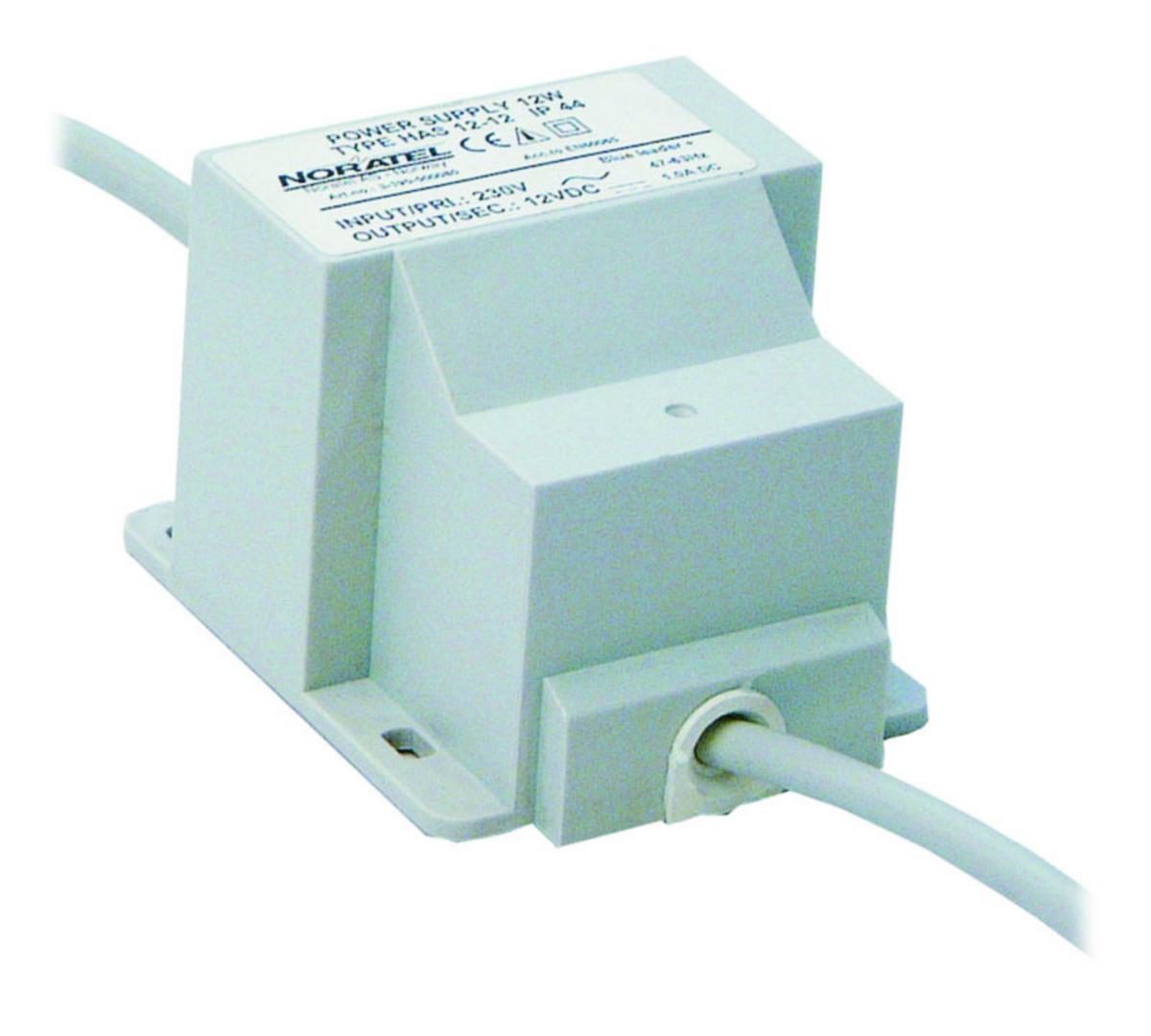 Virtalähde Noratel DC IP44 HAS - VIRTALÄHDE NORATEL HAS8-5 8W 5VDC 1.2A RIP.<0.5%