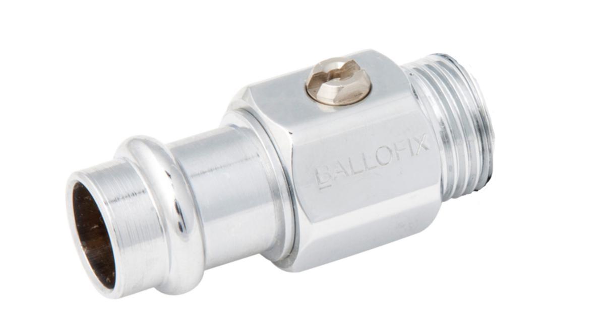 Kuulasulkuventtiili pur Ballofix - KUULASULKUVENTTIILI PUR/UK 12-3/8 PN10 KAHV