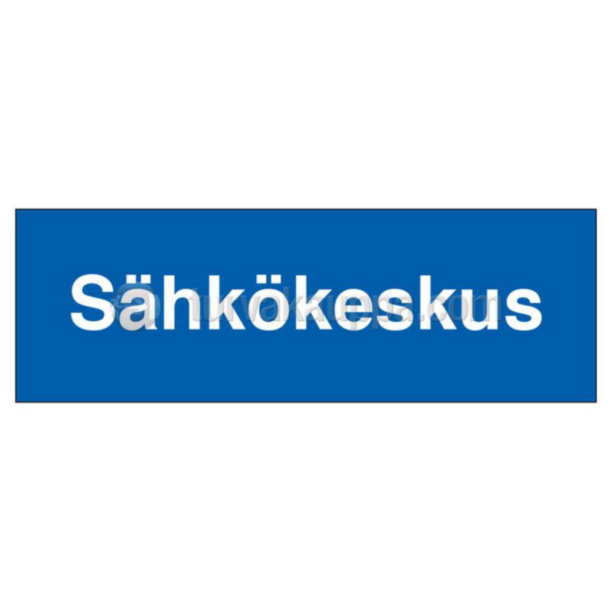 Merkintätarra SWM - MERKINTÄTARRA SWM SÄHKÖKESKUS 200x80 TARRA
