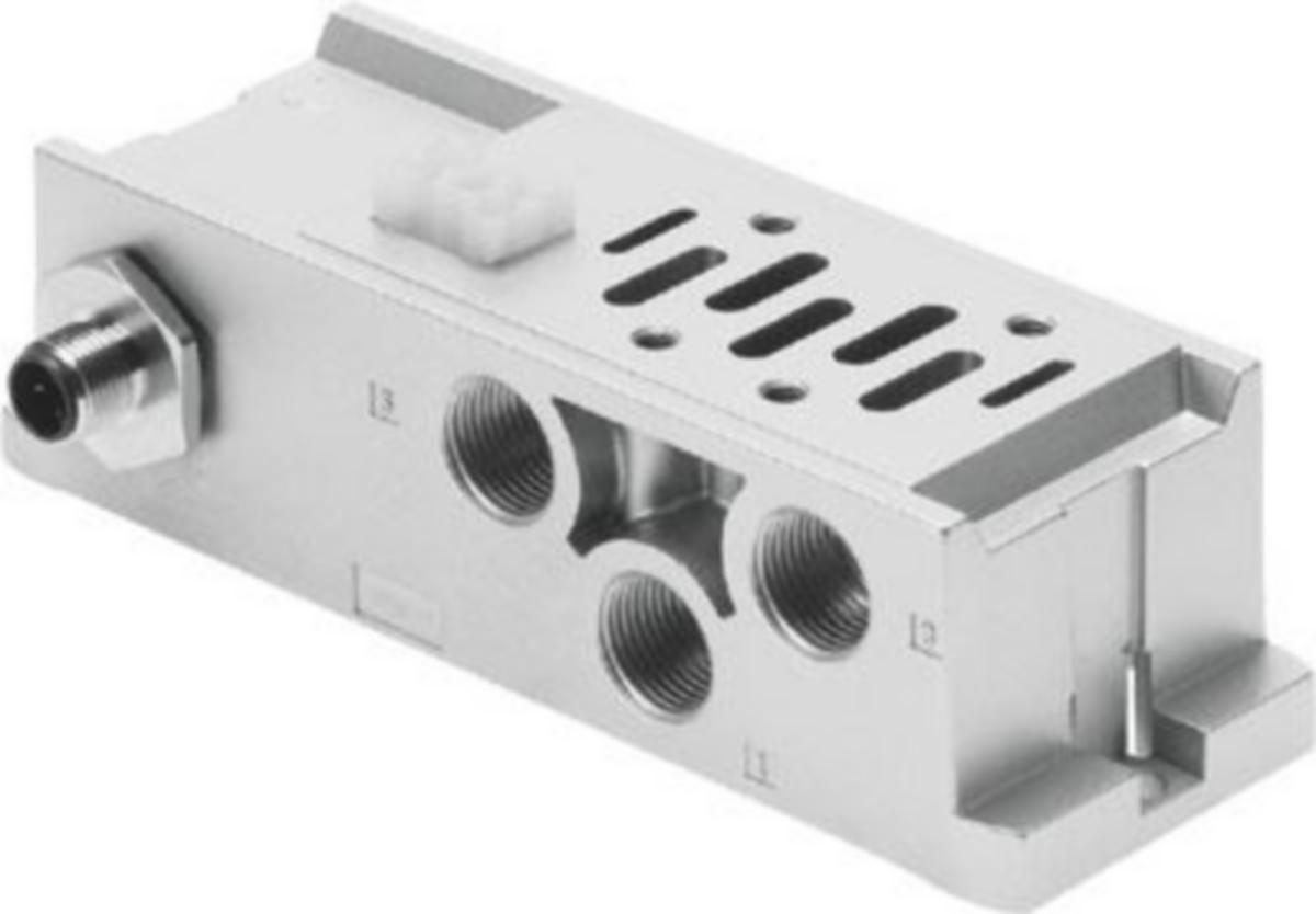 Asennuslevyt Festo VTSA:lle, ISO 15407-2, ISO-5599-2 - POHJALEVY 546104 FESTO VABS-S2-1S-G38-B-R3