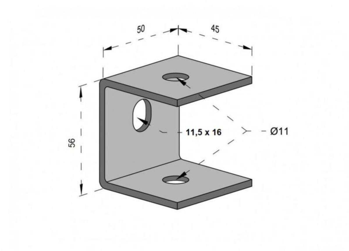 Kattokiinnike SKT ZVA-KP/U - KATTOKIINNIKE SKT ZVA-KP/U-10 FE KZN HDG