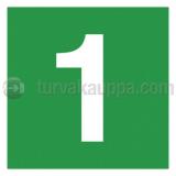 Kerrosnumerot muovia jälkivalaisevat ST