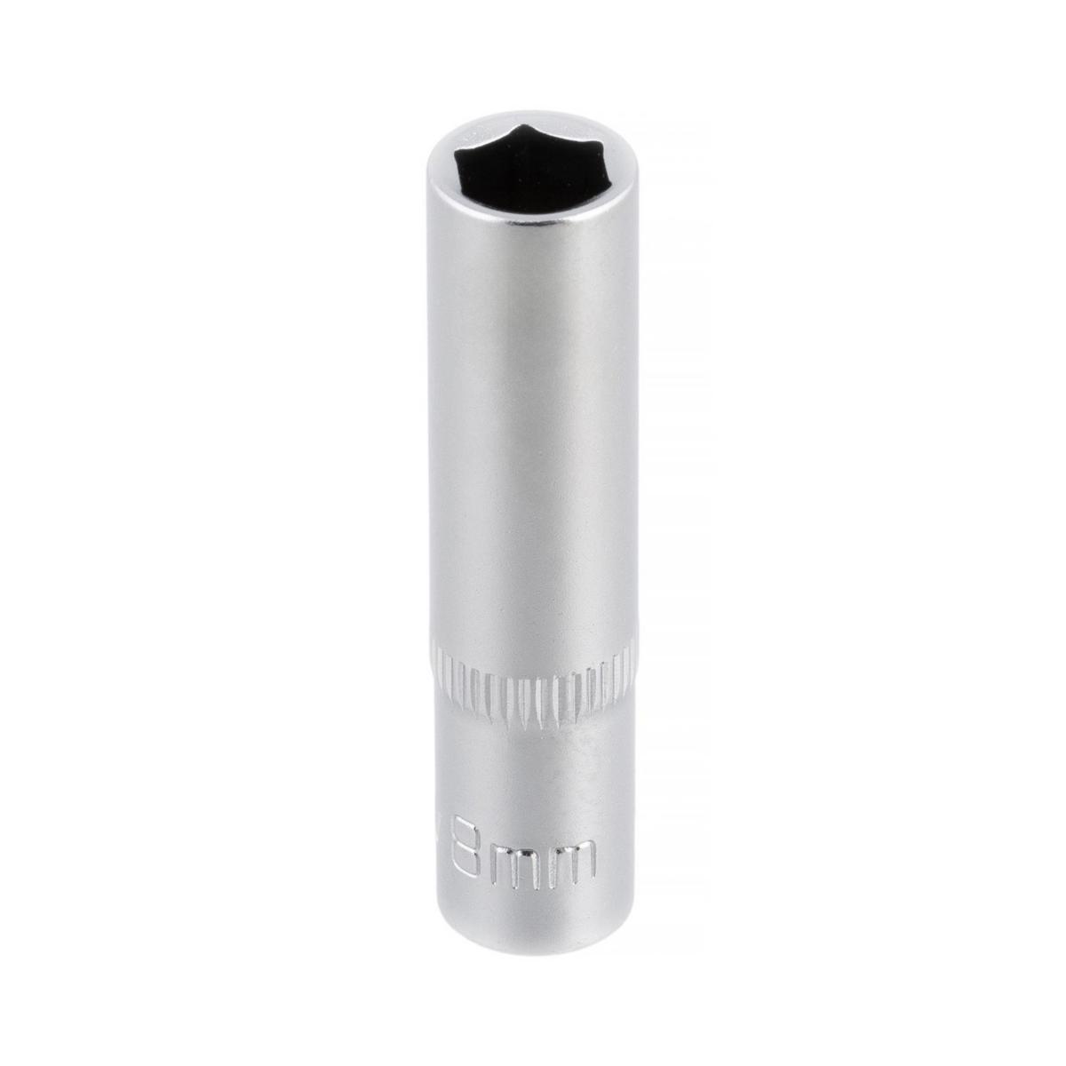 Hylsy PELA 1/4" pitkä, mm - HYLSY PITKÄ 1/4", 8 MM PELA 562166