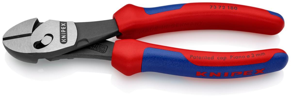 Voimasivuleikkuri Knipex 7372 Twin Force - KNIPEX TWINFORCE® SIVULEIKKURI KNIPEX 180MM. JOUSITERÄS 3.0MM