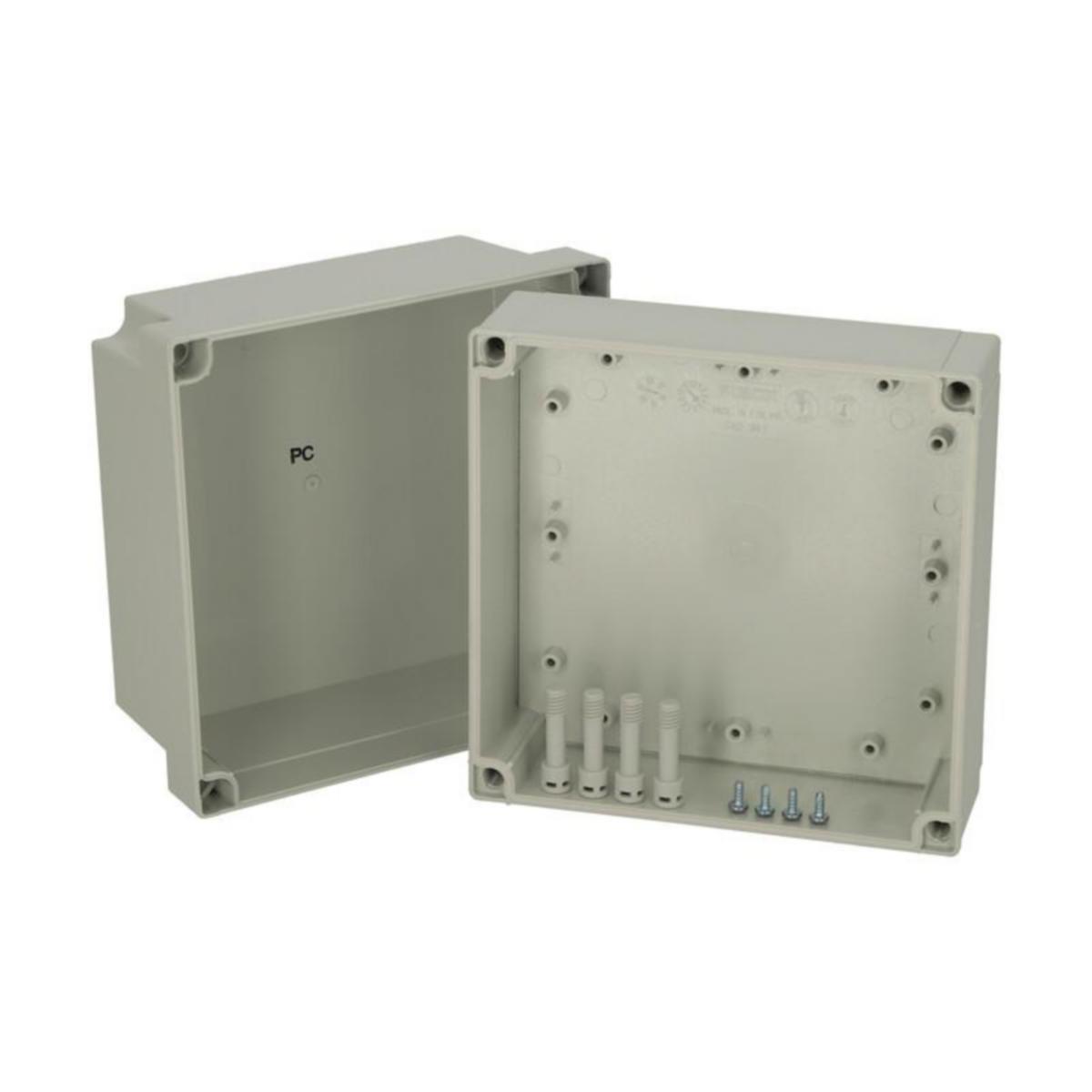 Asennuskotelo PC Fibox MNX 180x180 - ASENNUSKOTELO PC FIBOX PC 175/125 HG