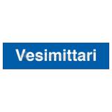 Merkintäkilvet muovia VESI ST
