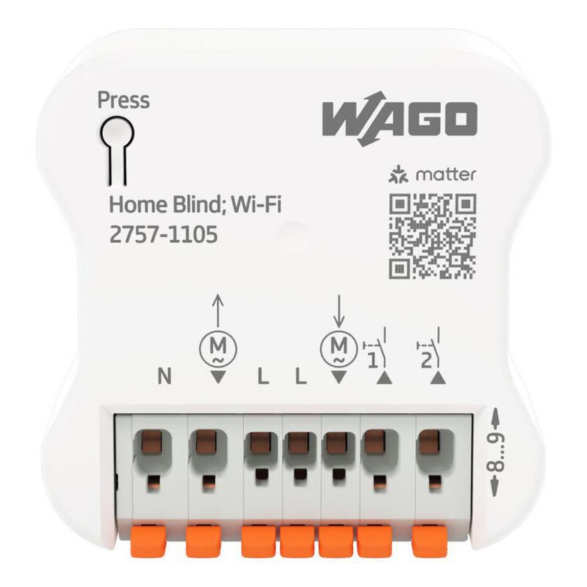 Säädin Wago 2757-sarja - SÄÄDIN 2757-SJA VERHO-OHJAIN,WIFI,2 KOSKETINTA