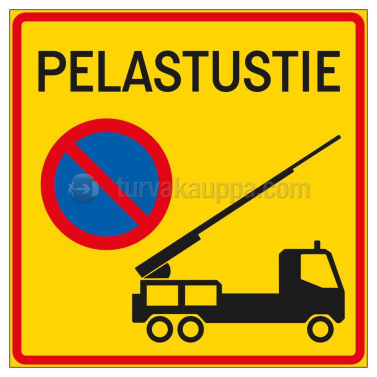 Merkintäkilvet alumiinia ST - MERKINTÄKILPI ST PELASTUSTIE FI 600x600 ALU