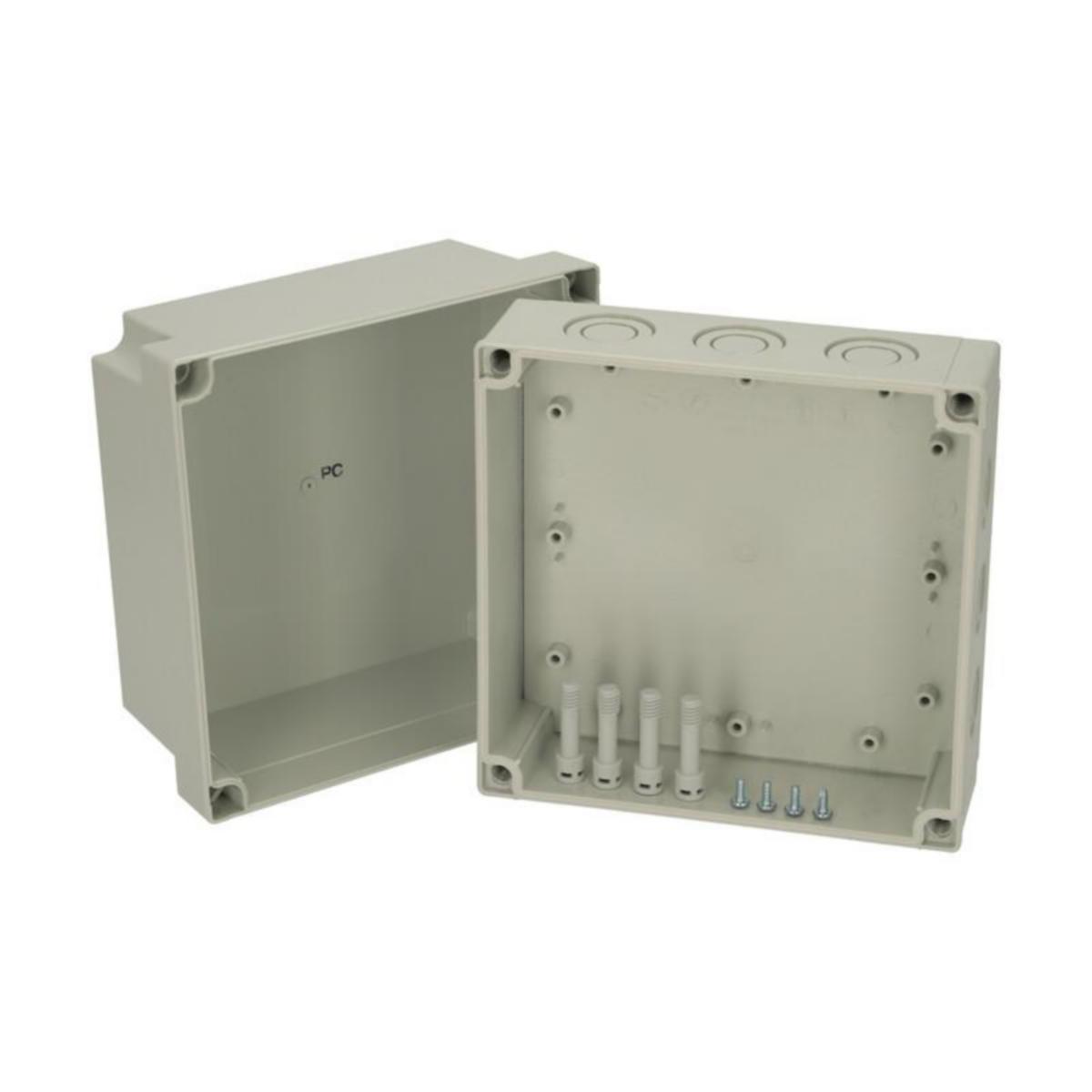 Asennuskotelo PCM Fibox MNX 180x180 - ASENNUSKOTELO PC FIBOX PCM 175/125 G