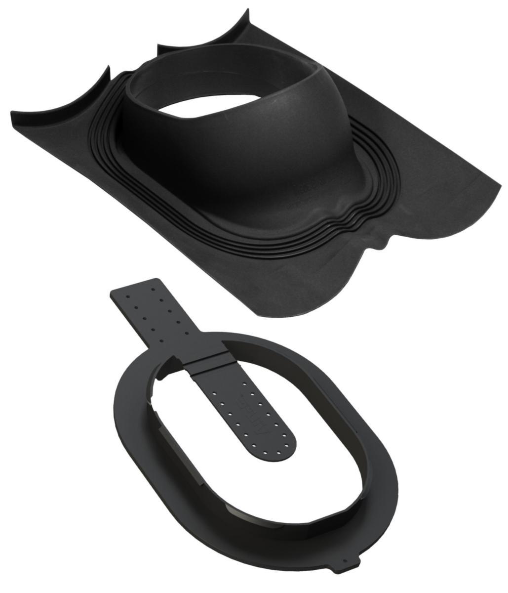 Kattoläpivienti Vilpe DECRA CLICK - KATTOLÄPIVIENTI CLICK VILPE 360002 DECRA MUSTA