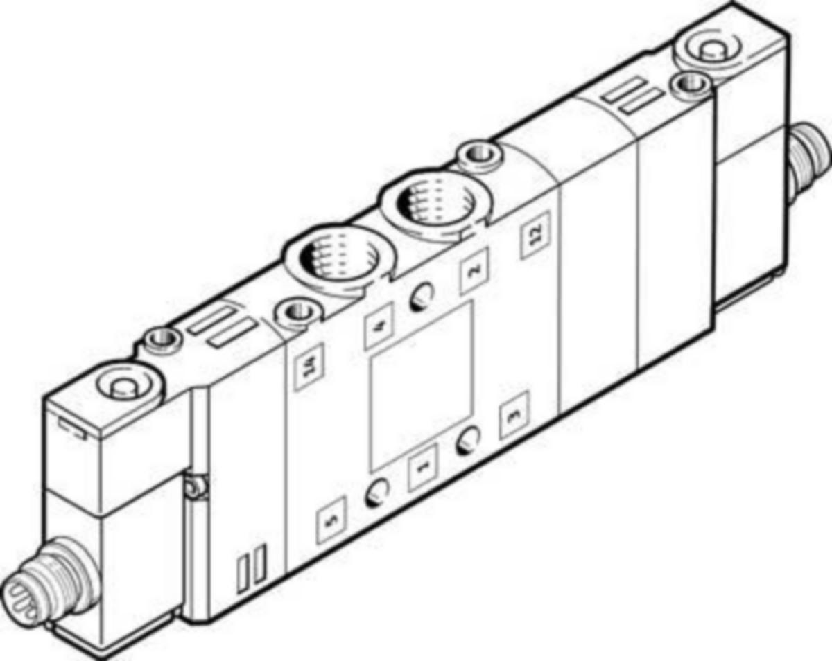 Magneettiventtiili Festo CPE - 5/3E - 5/3G - MAGNEETTIVENTTIILI 550229 FESTO CPE10-M1CH-5/3E-M7