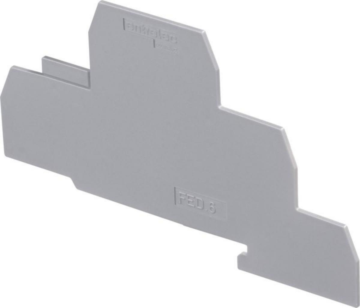 Päätylevy TE / ABB Entrelec -liittimet - PÄÄTYLEVY TE/ABB ENTRELEC PÄÄTYLEVY, 1MM, D4/6…